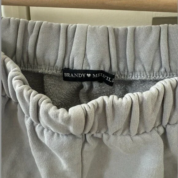 Brandy Melville Boston Athletics Light Blue Jogger Sweatpants - Picture 3 of 3